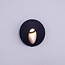 Merlin recessed outdoor wall light - Black