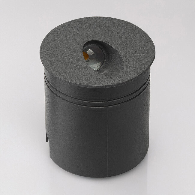 Recessed outdoor wall light Merlin - black