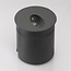 Recessed outdoor wall light Merlin - black with integrated LED