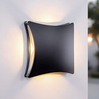 Square wall lamp Ross - 4-light