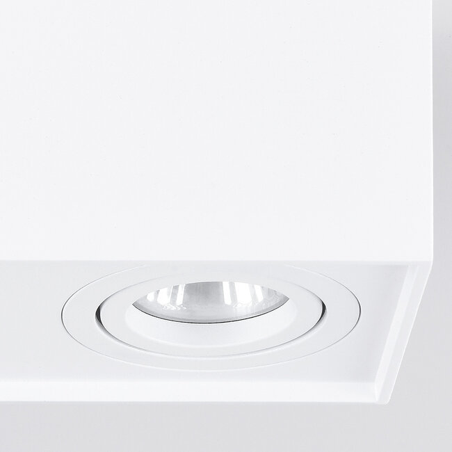 Design spot Timmy tiltable, 2-lights - white