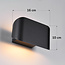 Modern wall light Hamburg - black