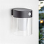 Solar outdoor wall light with sensor - Pim