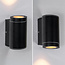 Modern outdoor wall lamp Sophie - black