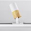 Track spotlight single circuit with light oak wood look Linn - white