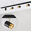 Modern single-phase track system of 1.5 metres with Lexi spotlights - spotlights on track