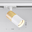 1-phase track lighting system 1.5 metres white with oak wood look - Linn