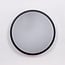 Round design outdoor wall light Lea - black Ø20 cm