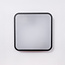 Modern square wall lamp, Black, 20 cm - Seb