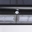 Solar wall light Double Conan 6.8W with sensor - black
