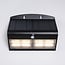 Solar wall light Double Conan 6.8W with sensor - black