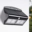 Solar wall light Double Conan 6.8W with sensor - black