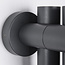 Rotatable outdoor wall light Thekla - anthracite with integrated LED