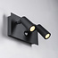 Outdoor wall light with 2 adjustable spotlights Filia - anthracite