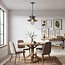 Industrial pendant lamp Fender in openwork black