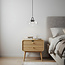 Pendant light with transparent glass and 3-step dim - Aylin