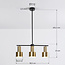 Modern 3-light pendant lamp Rome in gold