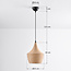Rural Hanging Lamp with Rope - Laos