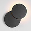 Design wall lamp Muriel extendable - black