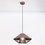 Modern pendant light Aiva - coffee brown