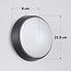 Round wall light with various colour temperatures, 14W