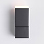 Adjustable outdoor wall lamp Mila - black