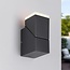 Adjustable outdoor wall lamp Mila - black