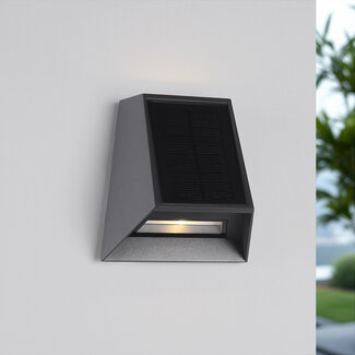 Solar outdoor wall light with sensor - Sonia