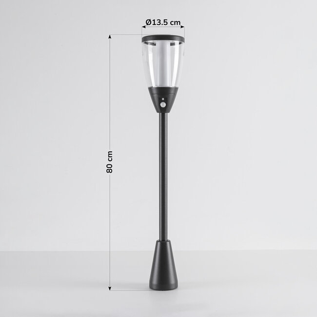 Solar bollard light with sensor - Donni