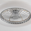 Smart ceiling fan Mira with Tuya Smart app and RGB - warm white