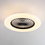 Smart ceiling fan, Warm white, with Wi-Fi and RGB function - Mira