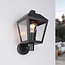 Rural black wall lamp - Dax