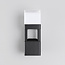 Industrial exterior wall light Terry - black