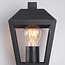 Rural wall light Dax with sensor - black