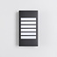 External wall light Pearlie - black