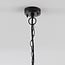Rustic outdoor pendant lamp Jayce - black