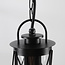 Rustic outdoor pendant lamp Jayce - black