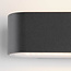 Modern black outdoor wall lamp with LED - Tino