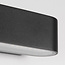 Modern black outdoor wall lamp with LED - Tino