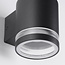 Modern black wall lamp - Dahlia