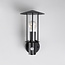 Rural outdoor wall lamp Lore with sensor - black