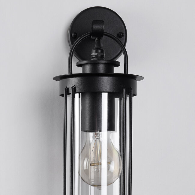 Outdoor wall light Alicia - industrial stainless steel