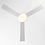 Ceiling fan Jinx incl. LED - white and light brown