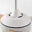 Ceiling fan Jinx incl. LED - white and light brown