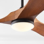 Ceiling fan Uccello - bronze with oak wood blades