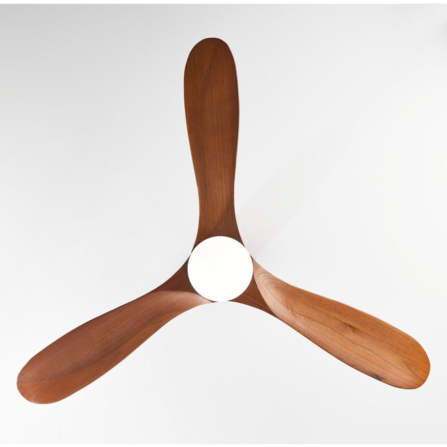 Ceiling fan Uccello - bronze with oak wood blades
