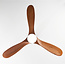 Ceiling fan Uccello - bronze with oak wood blades