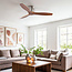 Ceiling fan with oakwood blades and remote control - Fugle