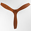 Ceiling fan with oakwood blades and remote control - Fugle