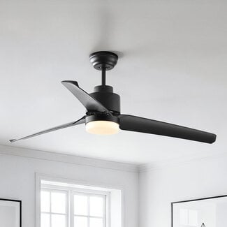 Ceiling fan Akira incl. LED - black